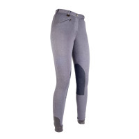 Pantaloni Penny Easy con rinforzi in tessuto HKM Grigio scuro / grigio scuro
