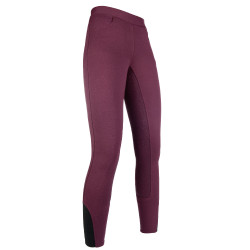 Leggings Yvi a fondo intero in silicone HKM Rosso scuro