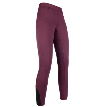 Leggings Yvi a fondo intero in silicone HKM Rosso scuro