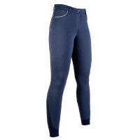 Pantalon Equilibrio Style fond intégral en silicone HKM Bleu foncé