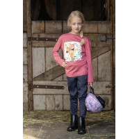 Pantaloni Anni con rinforzi in silicone HKM Blu scuro