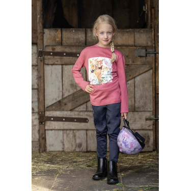 Pantaloni Anni con rinforzi in silicone HKM Blu scuro Pantaloni Anni con rinforzi in silicone HKM Blu scuro