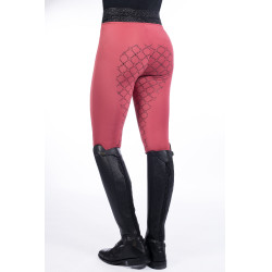 Leggings Ruby con fondo integrale in silicone HKM Ruggine Marrone