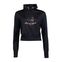 Felpa Equestrian Rosegold Style HKM Nero