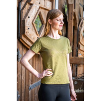 T-shirt Edimburgo Bit HKM Brandy Marrone T-shirt Edimburgo Bit HKM Brandy Marrone