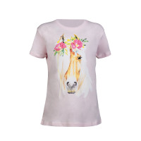 T-shirt bambini Flower Horse HKM Rosa