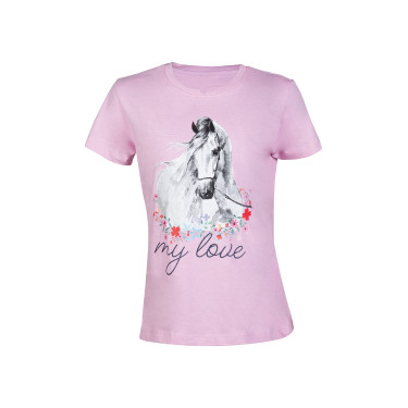 T-shirt Horse Spirit HKM Rosa