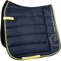 Tappeto Equestrian HKM Blu navy / giallo neon