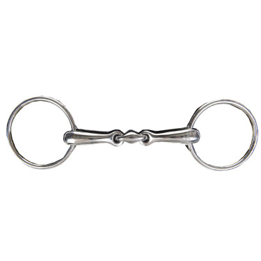 Morso doppia snodatura anatomico 16 mm in acciaio inox HKM