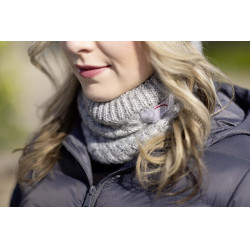 Sciarpa a tubo Lucy HKM Grigio chiaro Sciarpa a tubo Lucy HKM Grigio chiaro