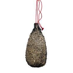 Rete per fieno con museliera HKM Nero