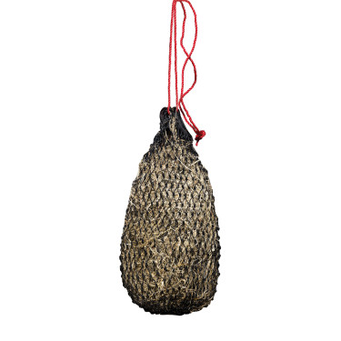 Rete per fieno con museliera HKM Nero