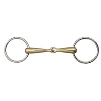 Morso 18 mm in alpacca anelli in acciaio inox HKM Colore indicativo Trasparente Morso 18 mm in alpacca anelli in acciaio inox HKM Colore indicativo Trasparente