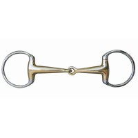 Filet a oliva 16 mm in maillechort con anelli in acciaio inox HKM Colore indicativo