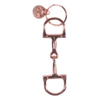 Portachiavi Gebiss HKM Oro rosa Nero Portachiavi Gebiss HKM Oro rosa Nero