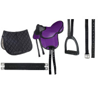Sella Shetland set Beginner HKM Viola