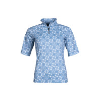 T-shirt funzionale Minimal a maniche corte HKM Blu fumo / bianco