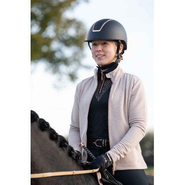 T-shirt funzionale Rosegold Glamour Style HKM Nero