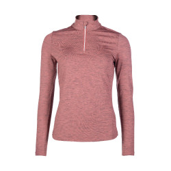 T-shirt funzionale Rosewood Melange HKM