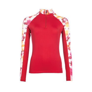 T-shirt funzionale Essentials Flower HKM Rosso / rosa