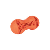Giocattolo per cane Buddy Bone II gomma naturale. HKM Arancione