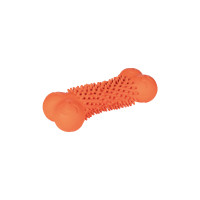 Giocattolo per cane Buddy Bone III gomma natu. HKM Arancione