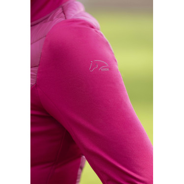 Giacca trapuntata Prag Style HKM Mirtillo rosso Rosa