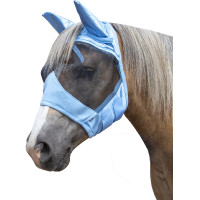 Maschera anti-mosche High Professional HKM Azzurro cielo Blu