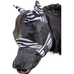 Maschera anti-mosche Zebra Shetty HKM