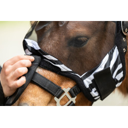 Maschera anti-mosche Zebra Shetty HKM Maschera anti-mosche Zebra Shetty HKM