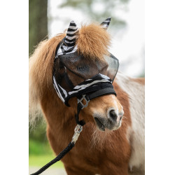 Maschera anti-mosche Zebra Shetty HKM Maschera anti-mosche Zebra Shetty HKM