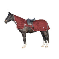 Coperta anti-mosche con collo amovibile HKM Rosso scuro Coperta anti-mosche con collo amovibile HKM Rosso scuro