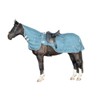 Coperta anti-mosche con collo amovibile HKM Blu acqua