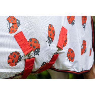 Coperta anti-mosche Ladybug HKM Bianco / rosso