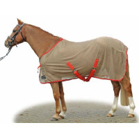 Coperta anti-mosche Santos HKM Beige / rosso Coperta anti-mosche Santos HKM Beige / rosso