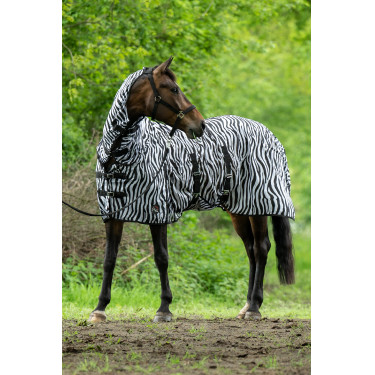 Coperta e copricollo antimosche Zebra HKM Coperta e copricollo antimosche Zebra HKM