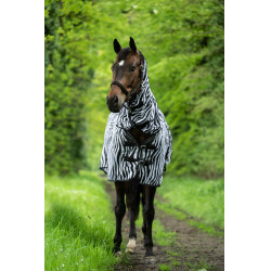 Coperta e copricollo antimosche Zebra HKM Coperta e copricollo antimosche Zebra HKM