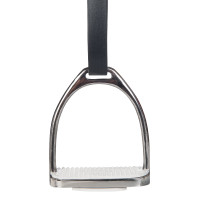 Staffili in acciaio inox larghi 12 cm 1 paio HKM Colore indicativo