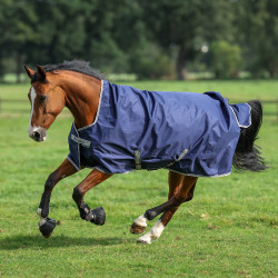 Coperta Bucas Freedom Turnout High Neck 150g Marino / argento Blu