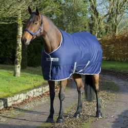 Coperta da scuderia Bucas Freedom Stable 150g Blu navy