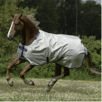 Coperta Bucas Power Turnout Medium 150g Argento Coperta Bucas Power Turnout Medium 150g Argento