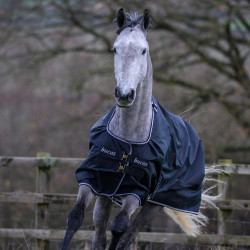 Bucas Trot Turnout 50g deken Nero / bianco