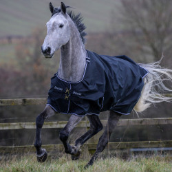 Bucas Trot Turnout 50g deken Nero / bianco