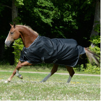 Coperta Bucas Trot Turnout 200g Nero / bianco Coperta Bucas Trot Turnout 200g Nero / bianco