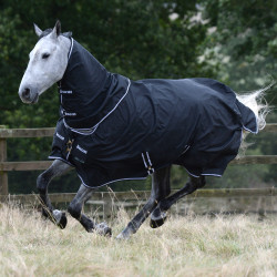 Coperta Bucas Trot Turnout 200g Nero / bianco