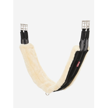 Sottopancia LeMieux anatomico foderato in montone Nero / naturale