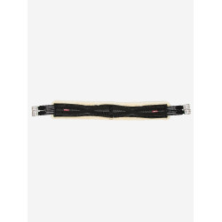 Sottopancia LeMieux anatomico foderato in montone Nero / naturale