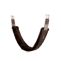 Sottopancia LeMieux anatomico foderato in montone Marrone / marrone Sottopancia LeMieux anatomico foderato in montone Marrone / marrone