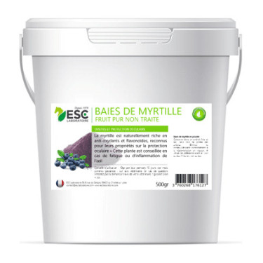 Baies De Myrtille En Poudre ESC Laboratoire