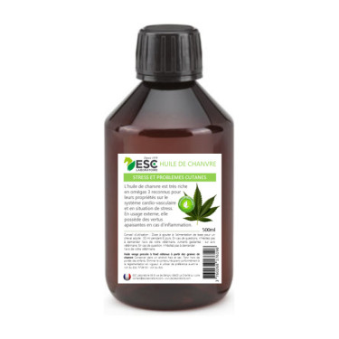 Huile De Chanvre Vierge ESC Laboratoire Huile De Chanvre Vierge ESC Laboratoire